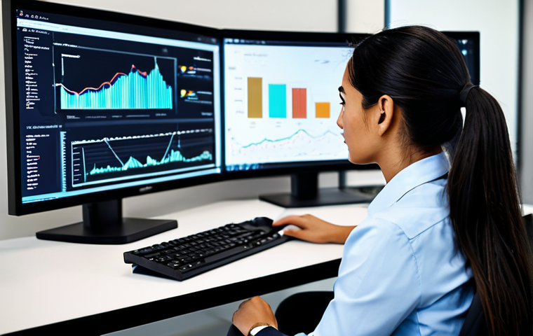스크래핑의 법적 쟁점 이해하기 - Business Professional Analyzing Data**
"A professional data analyst, fully clothed in a modest busi...