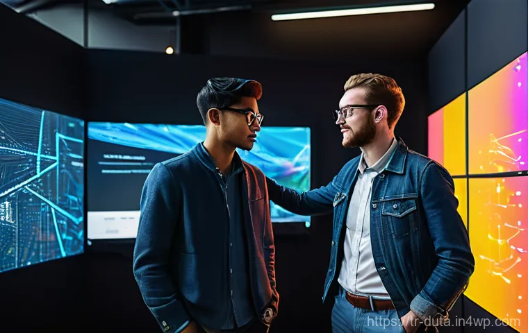 개인 프로젝트에서 유용한 데이터셋 소개 - **Prompt:** A diverse group of young, enthusiastic data scientists and developers, aged 18-30, are g...
