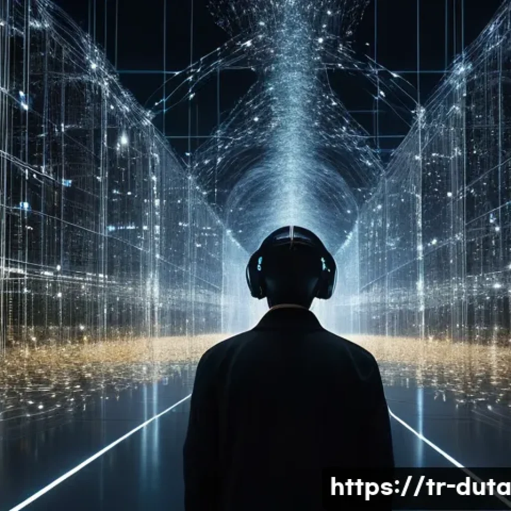 인공지능을 활용한 데이터 수집 전략 - **Prompt:** A visually stunning abstract representation of artificial intelligence discovering hidde...